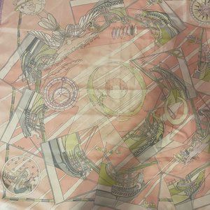 Hermes silk scarf